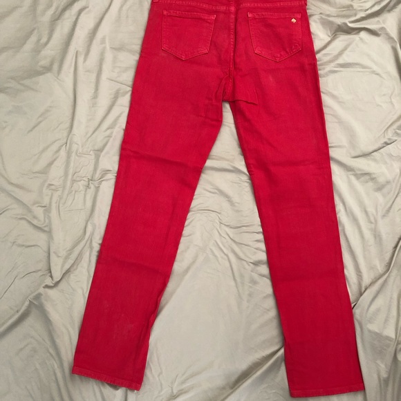 Kate Spade Play Hooky red low rise skinny jean - Picture 8 of 14